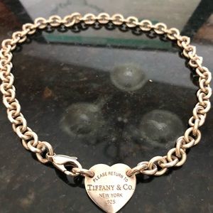 Tiffany&Co. heart tag choker - AUTHENTIC